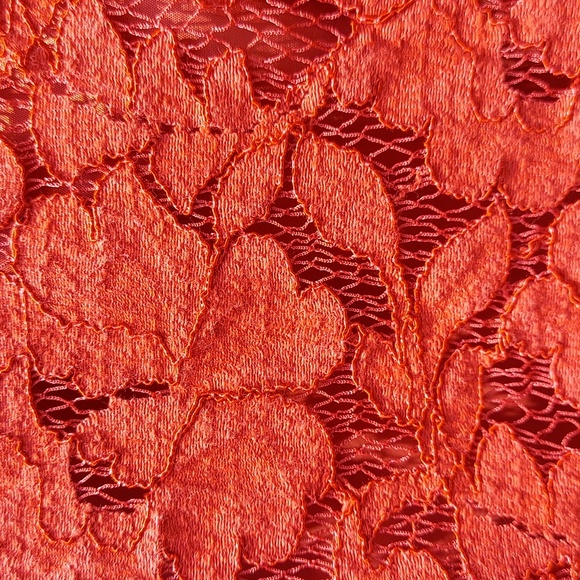 Toffee Apple Vintage Red Floral Lace design Bell Sleeve Dress Toddler Sz 3T - Picture 7 of 11